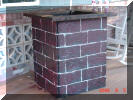 Masonry finish on the well